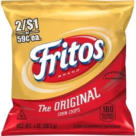 Fritos Snack Chip Regular Single Serve, 1 Ounce, 104 per case, Price/Case