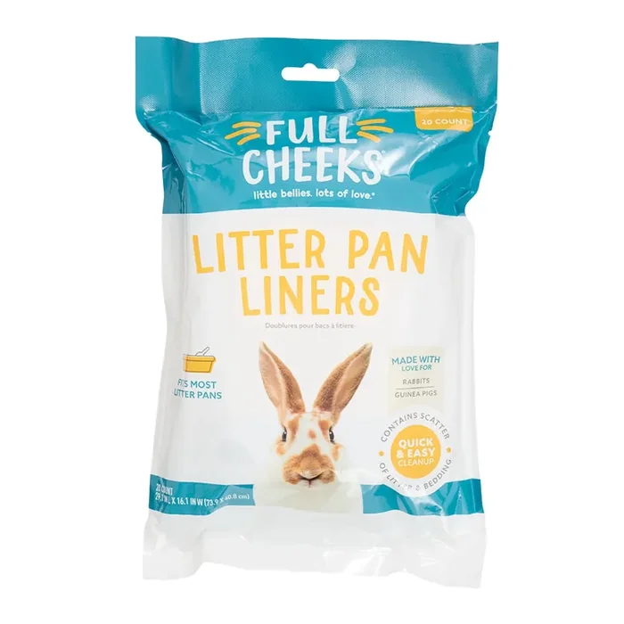 Full Cheeks™ Litter Pan Liners 20 Count