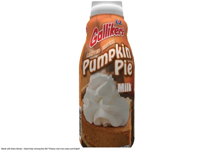Galliker‘s Gallikers Pumpkin Pie Milk Pint