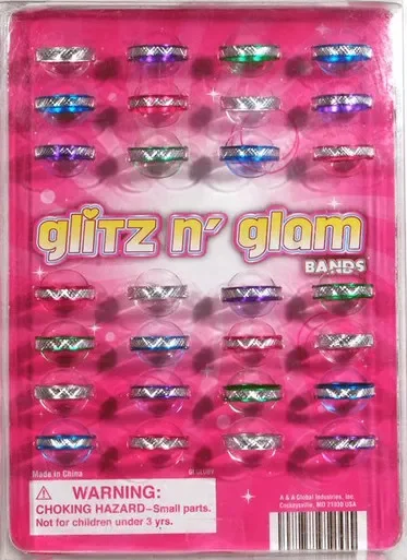 Glitz and Glam Bands Vending Capsules