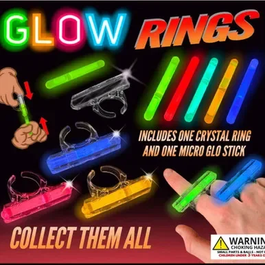 Glow Rings Vending Capsules (2 inch) 250 ct