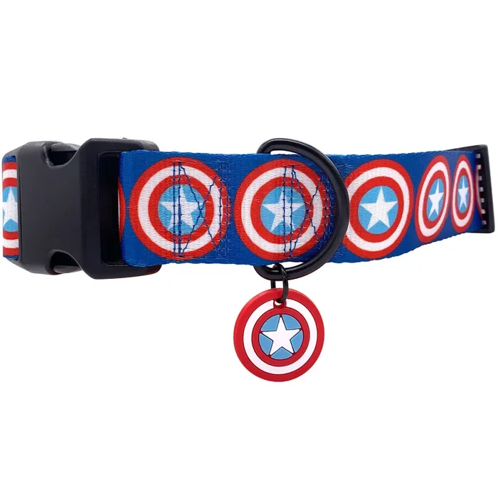 GMason Captain America Dog Collar