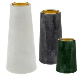 Godinger 19538 Marble Tapered Holder Set
