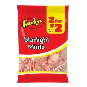 Gurley’s Foods 16309 Starlight Mints, 3.75 Each, 12 per case, Price/case
