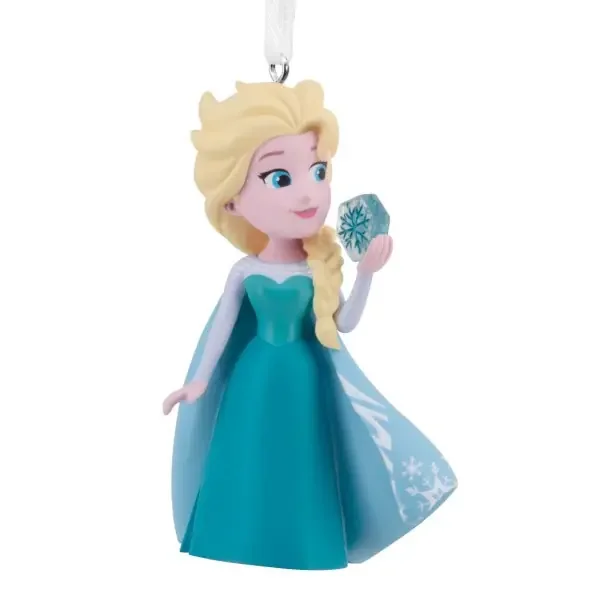 Hallmark Resin Christmas Ornament, 3″” x 2-1/4″” x 1-1/4″”, Disney Frozen Elsa