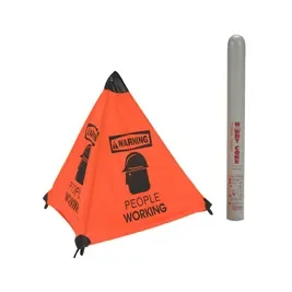 Handy Cone 17178I Warning People Working w/tube/Orange /18″, Price/each