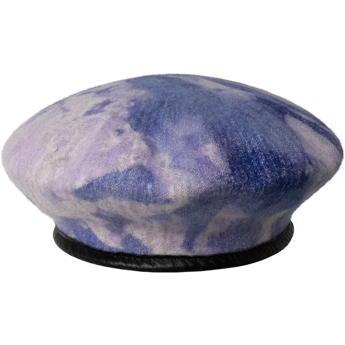 Heathered Tie Dye Beret