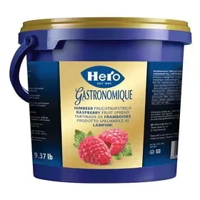 Hero Raspberry Fruit Spread, 9.37 Pound, 1 per case, Price/case