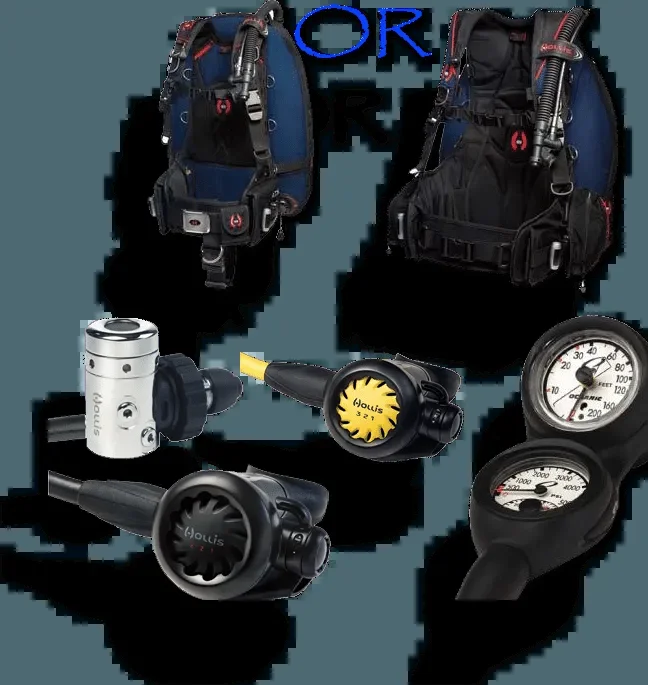 Hollis Recreational Scuba Package