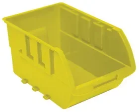Homak HMHA01001595 Single Plastic Bin Sngl Lrg-Yellow, Price/EA