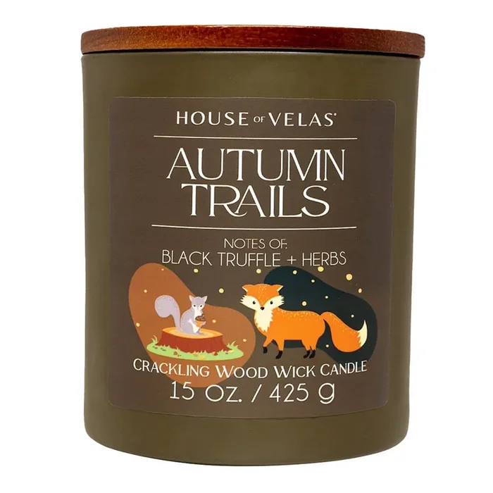 House of Velas Harvest Jar Candle Autumn Trails