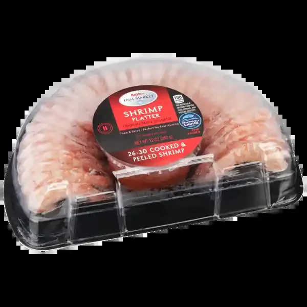 Hy-vee Fish Market Cooked & Peeled Shrimp Platter