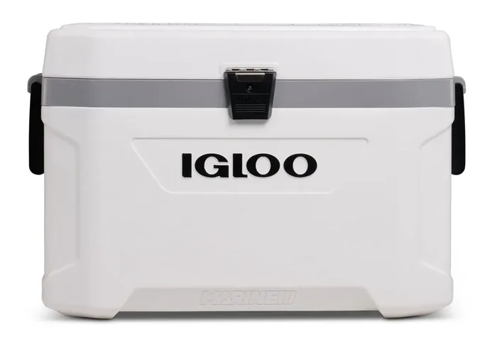 Igloo Wht.Wht.Mnscp Gry.Blk 54-Quart Insulated Marine Cooler
