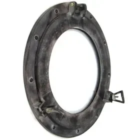 India Overseas Trading AL 48611D Antique Bronze Aluminum Porthole with Glass, 15″