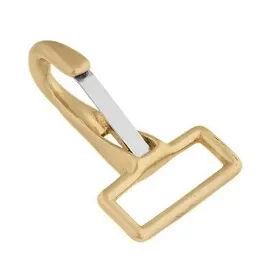 Intrepid International #200 Solid Brass Halter Snap with Stainless Steel Spring 3/4″