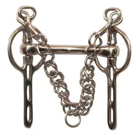 Intrepid International Mini Liverpool Mullen Mouth Stainless Steel Bit 3 1/2″