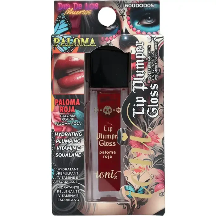 Ioni Sheer Lip Plumper Gloss – Paloma Red