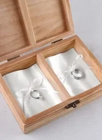 Ivy Lane Design Satin Ring Bearer Box Inserts