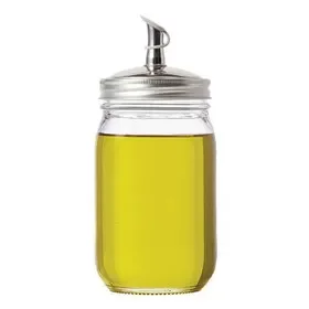 Jarware 82684 Jarware Stainless Steel Oil Cruet Lid, Regular Mouth, Price/each
