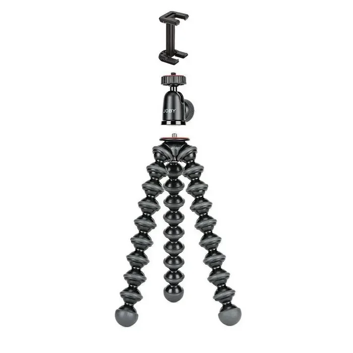 Joby Gorillapod 1K Kit With Phone Clamp Ball Head, Quick Release Mount