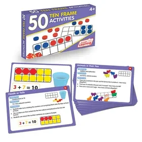 Junior Learning JRL321 50 Ten Frame Activities, Price/EA