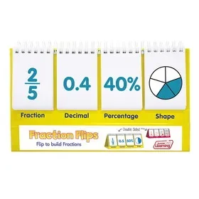 Junior Learning JRL454 Fractions Flips, Price/Each