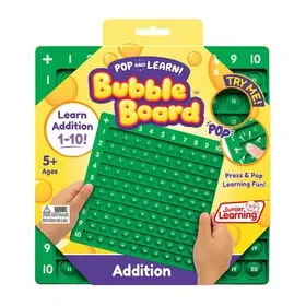Junior Learning JRL678 Addition Pop And Learn Bubble Board, Price/Each