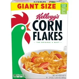 Kellogg’s Corn Flakes Cereal Giant Size Box, 24 Ounce, 8 Per Case, Price/case