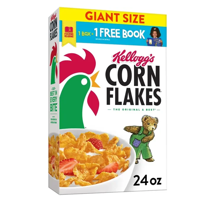 Kellogg‘s Corn Flakes Breakfast Cereal, Healthy Snacks, Original