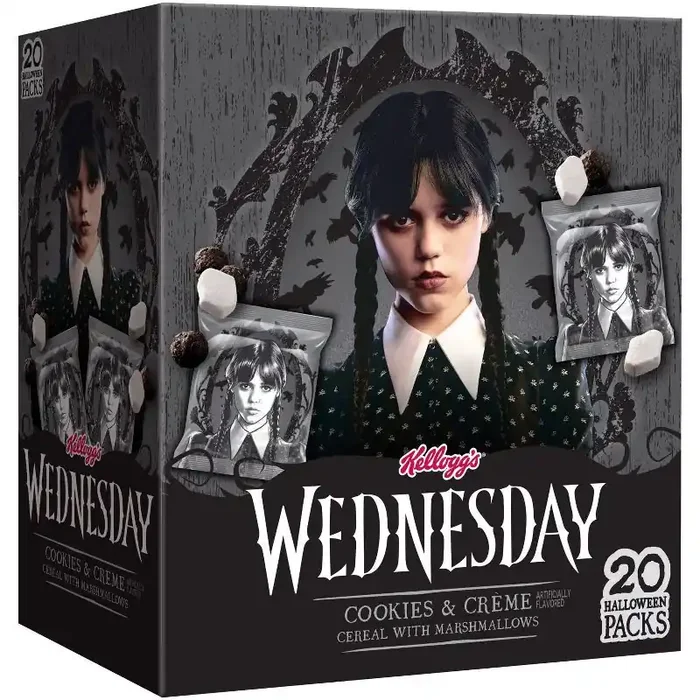 Kellogg‘s Wednesday Cookies & Creme Breakfast Cereal – 9oz/20ct