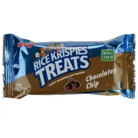 Kellogg Whole Grain Chocolate Chip Rice Krispie Treats Squares, 1.59 Ounces, 20 Per Box, 4 Per Case, Price/Case