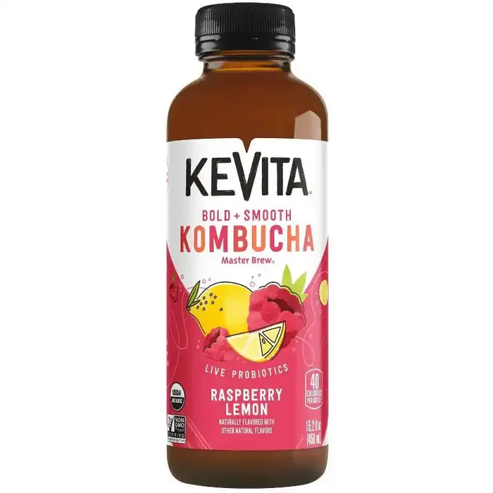 KeVita Raspberry Lemon Master Brew Kombucha – 15.2 fl oz