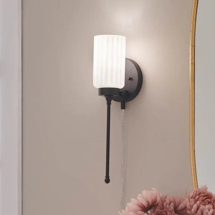 Kichler Thelma 5-in W 1 -Light Matte Black Wall Sconce