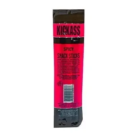Kickass Beef Jerky Spicy Twin Pack Snack Sticks, 2 Ounce, 16 Per Pack, 15 Per Case, Price/case