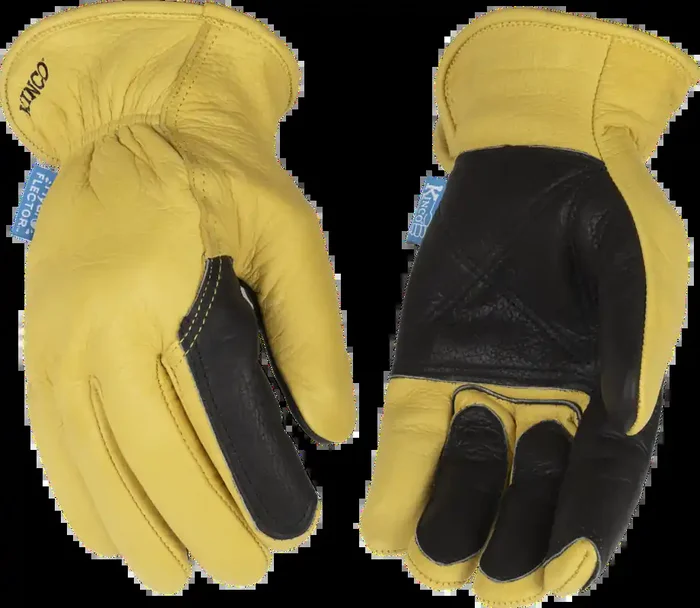 Kinco HydroFlector™ Water-Resistant Premium Grain Buffalo Driver with Double-Palm