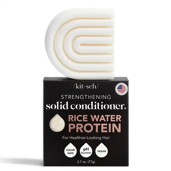 Kitsch Rice Water Protein Solid Conditioner Bar – 2.7oz