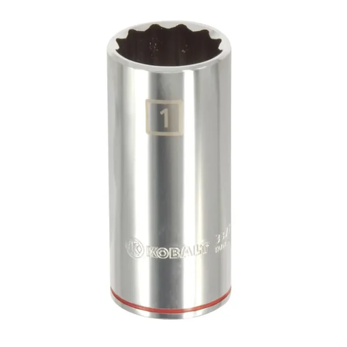Kobalt 1/2-in Drive Standard (SAE) 1-in Deep Socket