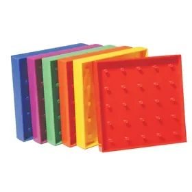 Learning Advantage CTU7728 5In Plastic Geoboards 5X5 Pin Array, Price/ST