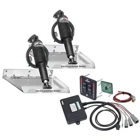 Lenco 12″ x 12″ Standard Performance Trim Tab Kit w/LED Indicator Switch Kit 12V
