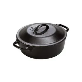 Lodge Serving Pot – 2 Quart Cast Iron w/Loop Handles