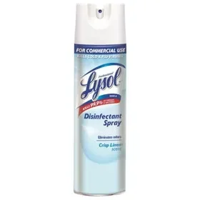 Lysol 74828 Disinfectant Spray 19 Oz Can, Clear, Crisp Linen Scent Fragrance, Liquid – 12/19OZ HAZMAT / UNABLE TO SHIP UPS, Price/Case