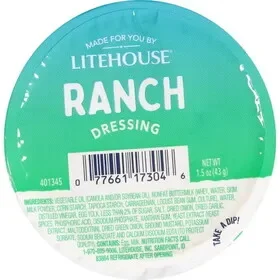 Made For You Shelf Stable Ranch, 1.5 Fluid Ounce, 48 Per Case, Price/case