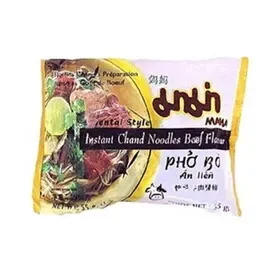 MAMA Instant Chand Noodle Artificial Beef Flavour (Pho Bo), 55 G, 30 per pack, 6 per case, Price/case