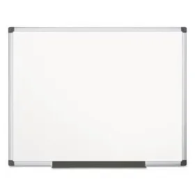 MasterVision BVCMA2707170 Value Lacquered Steel Magnetic Dry Erase Board, 72 x 48, White Surface, Silver Aluminum Frame, Price/EA