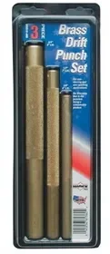 Mayhew MH61360 3 Pc Brass Drift Punch Set
