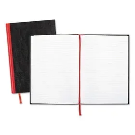 Mead JDKD66174 Hardcover Casebound Notebooks, SCRIBZEE Compatible, 1-Subject, Wide/Legal Rule, Black Cover, (96) 11.75 x 8.25 Sheets, Price/EA