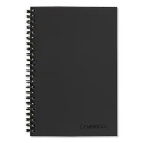 Mead MEA06096 Wirebound Guided QuickNotes Notebook, 1-Subject, List-Management Format, Dark Gray Cover, (80) 8 x 5 Sheets, Price/EA