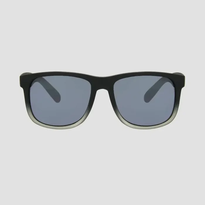 Men‘s Square Sunglasses with Smoke Mirrored Lenses – Original Use™ Gray Scratch-Resistant, UV Protection, Recycled Plastic Frame