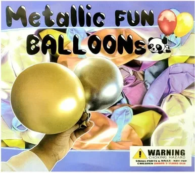 Metallic Fun Balloons Vending Capsules (2 inch) 250 ct