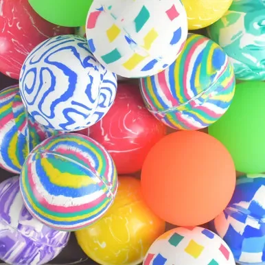 Mixed 60mm (2.35″) Super Bouncy Balls (25 ct)